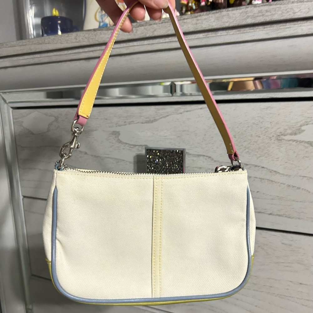 Coach Floral Mini Handbag Purse - Picture 2 of 2